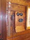 Old wood telephone