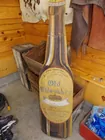 Tall wood beer sign