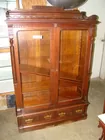 WALNUT VICTORIAN BOOKCASE