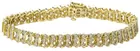 14K Bracelet w/3 Cttw Diamonds