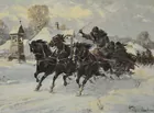 Troika Scene Oil Painting