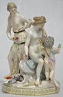 Meissen Figural Group, Repaired