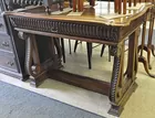 Nicely Carved Antq. Desk