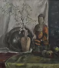 Sgd. A.M. Sessions Oil Painting