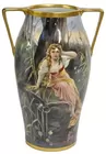 Fine Limoges Hand-Painted Vase