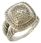 David Yurman Sterling & Diamond Ring