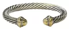 David Yurman Sterling & Gold Bangle