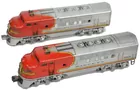 2 Lionel Santa Fe Streamline Engines