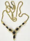 14K Diamond and Sapphire Necklace