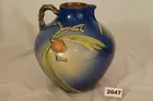 Roseville, Pinecone, Pitcher, Blue, 708-9