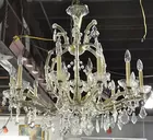 Lg. Ornate Glass Chandelier