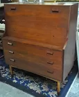 Danish Modern Teakwood Dropfront Desk