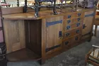 L & JG Stickley Inc. Lg. Reprod. Oak Cabinet