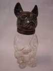 Austrian Figural Glass Bottle