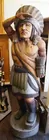 6' Wooden Cigar Store Indian!
