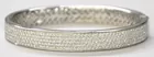 14K Bangle, Covered w/Diamonds