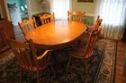 Tell City Dining Table & 6 Chairs