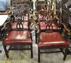 Baker Dining Room Armchairs, Qty. 6
