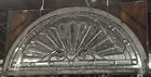 Antq. Arched Leaded & Bevelled Glass Window