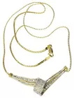 14K Lady's Necklace w/Diamonds