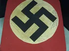 Nazi Swastika Flag Captured at Bridgehead 