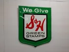 S&H GREEN STAMP SIGN