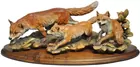 Lg. ANRI Fox Figural Group