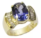 14K Ring w/5 Carat Tanzanite
