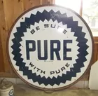  Lyn Liechty Auctions,  Pure Oil Porcelain Sign