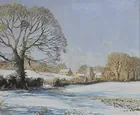 Winter Landscape sgd. Richard Wood