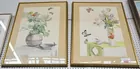 Floral Watercolors sgd. Julius Moessel