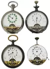 Lot of 4 Swiss Heboma Pocketwatches