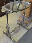 Bronze Table with Glass Top