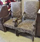 Pr. of Nicely Carved Chairs