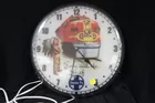 Sante Fe lighted railroad clock - contemporary