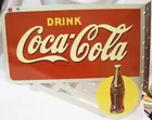 Coca Cola Flange Metal Sign