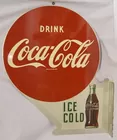 Coca Cola Flange Metal Sign