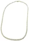 14K Necklace w/10 Cttw Diamonds