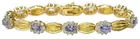 14K Tanzanite & Diamond Bracelet