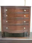 Miniature Sheraton Bowfront Chest 