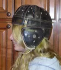 Dog Ear style football helmet c. 1915