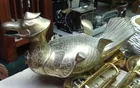 Heavy Asian brass duck