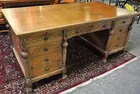 Nicely Carved Executive Desk