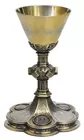 Ornate Chalice w/Silver Top