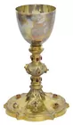 Ornate Chalice w/Silver Top