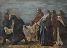 Religious Oil on Canvas Painting
