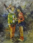 Oil on Canvas sgd. Vila