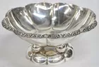 Large .800 Silver Bowl sgd. G.K.