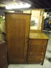 TIGER OAK CHEFFERROBE