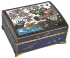 Sgd. Blue & White Cloisonne Box